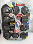 Wilton Molded Cookie Baking Pan Sheet Rockets Cars Pennants Trophies Non-stick. Fixed Price $9.75.