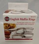 Norpro Rings 4 Pk. Makes Muffins, Crumpets, Eggs, Pancakes Easy 3.5IN. Fixed Price $13.09.
