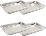 Libertyware Mini Sheet Pans-set Of 4-10"X 6"X 1.25", Pack, Aluminum. Fixed Price $56.19.