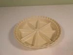 New Chantal Section Ceramic Pie Scone Baking Serving Dish 93KA-2183 Yellow 7". Fixed Price $34.99.