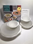 Majestic 8 Pc Microwave Cookware Set For Reheating Only 4 Bowls W/lids. Fixed Price $20.67.