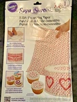 New/sealed Wilton Sugar Sheet Pink Hearts For & Cupcakes Decorating. Fixed Price $5.00.