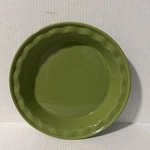 Chantal Baking Pie Dish Microwave/oven Safe Casserole Stoneware Green 1QT/.95L. Fixed Price $26.00.