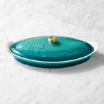 Le Creuset Stoneware Oval Fish Baker, 3/4 Qt.-williams Sonoma 32017. Fixed Price $107.99.