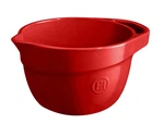 Emile Henry Burgundy Red Mixing Bowl Made France 2.5 Qt.. Fixed Price $50.00.