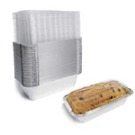 Aluminum Foil Bread Pans Disposable 1.5LB Loaf With Lids 50 Pack D.... Fixed Price $31.45.