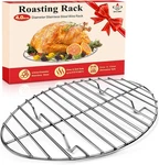 12INCH Stainless Steel Roasting Rack, Oval For Oven With B.... Fixed Price $29.54.