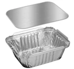 Pactogo 1 Lb. Oblong Aluminum Foil Take-out Pan W/board Lid Disposable Tins. Fixed Price $197.99.