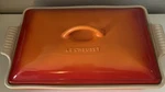 Le Creuset Rectangular Dish 33CM/4QT Volcanic Flame Made In France New Wob. Fixed Price $169.99.