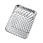 P&p Chef 10.4 Toaster Oven Pan With Rack Set, Inch, Silver. Fixed Price $25.99.