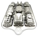 Nordic Ware Train Cake Pan 5 Cups 1.2 Liters Aluminum Railroad Car Molds. Fixed Price $18.38.