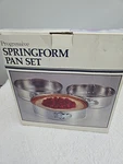 Progressive Springform Pan (8.5 ,9.5 ,10 ) Set,non-stick Round Cake New. Fixed Price $18.67.