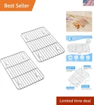 Cooling Baking Pack Of 2, Stainless Steel Racks For Cooking Baki.... Fixed Price $14.99.