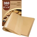Parchment Paper Sheets 360 Count 12X16 Baking No-stick Oven Air Fryer. Fixed Price $36.99.