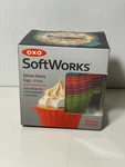 Oxo Good Grips Reusable Silicone Baking Cups With Easy Lift Tabs 12 Pack Color. Fixed Price $10.43.
