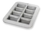 Usa Bakeware Nonstick Loaf Pan, 8-WELL 15-3/4 By 11, Aluminized Steel. Fixed Price $44.94.