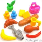 R8NT Lego Restaurant Kitchen Food Fruit Bread Croissant Fish Basket 10243 New. Fixed Price $5.98.