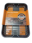 Farberware 11 X 15 Inch Roaster W/ Rack - Easy Cleanup, Nonstick Kitchen Tray. Fixed Price $28.04.