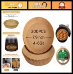 Siudangka 200 Pcs Air Fryer Liners - Disposable Parchment Paper Sheets For Ninja. Fixed Price $31.49.