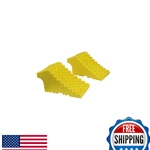 Maxxhaul 50503 High Visibility Poly Foam Wheel Chock 2-PACK 8"X4"X4" Light. Fixed Price $24.16.