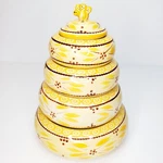 Temptations Old World Bee Hive Four Canister Stacking Bowl Serving Oven Set Rare. Fixed Price $89.97.