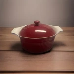 Sur La Table Baking Casserole Dish 2 Quart Covered Lid Everyday Stoneware. Fixed Price $25.00.