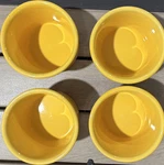 Chantal Livestrong L93-RM08 Yellow Ceramic Round Cereal Bowls Set Of 4 Shiny. Fixed Price $24.95.