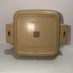 Vtg Littonware 1-QT Square Dish W/divided Lid 39275 39274 Microwave. Fixed Price $13.99.