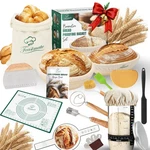 Feastmate Sourdough Starter Kit Banneton Bread Proofing Basket Set With Line.... Fixed Price $85.22.