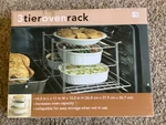 Bed Bath & Beyond 3-TIER Oven Rack Collapsible Heavy Duty Wire 14.5 X 11 10.5. Fixed Price $13.99.