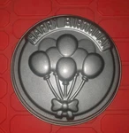 Happy Birthday Aluminum Cake Pan, 9" Brand New. Fast Shipping.. Fixed Price $12.00.