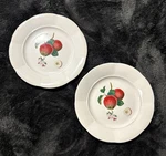 Gibson Apple Plates Oven Safe Dishes Set 2 Farmhouse Country Kitchen Decor 8. Fixed Price $16.98.