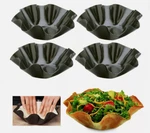 Set Of 4 Perfect Tortilla Non Stick Shell Makers Salad Bowl Taco Mold. Fixed Price $9.99.
