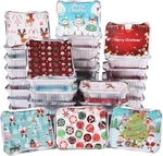 Saiti 50 Christmas Cookie Tins With Lids For Pcs, Pattern. Fixed Price $26.99.
