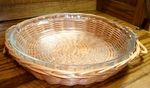 Glasbake 10" Glass Pie Pan Baking Dish W/basket Carrier #J2610-801 Made Usa 755. Fixed Price $19.99.