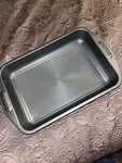Circulon 9"X13" Cake Pan Gray: Nonstick Aluminum Baking Dish, Even-heating. Fixed Price $12.00.