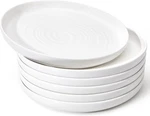 Sweese Porcelain Dinner Plates Set Of 6, 10.5 Inch - Dishwasher, Microw. Fixed Price $99.38.