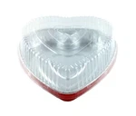 Handi-foil Red Aluminum Heart Shaped Valentine Cake Pan W/clear Dome Lid.... Fixed Price $349.81.