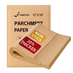 12X16 Inches Half Unbleached Parchment Paper Sheets, 66 Sq Ft Precut Pa.... Fixed Price $12.98.