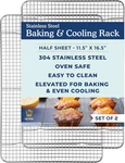 Ultra Cuisine Oven-safe, Dishwasher-safe 100% Stainless Steel Cooling And Baking. Fixed Price $51.62.