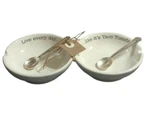 Mud Pie Double Salsa Server Set (taco Tuesday) Nwt. Fixed Price $39.19.
