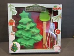 Handstand Kitchen 3 Piece Cake Making Set Silicone Christmas Tree Spatula Wisk. Fixed Price $14.99.