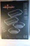 Hells Kitchen 4 Piece Bakeware Set For Baking Nonstick 2 Cake Pans Loaf. Fixed Price $35.00.