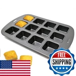 Norpro Nonstick 12-CAVITY Linking Brownie Muffin Cupcake Pan Squares 3998. Fixed Price $48.20.