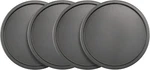 Goodcook Of 4 Nonstick Steel 10" Personal Pizza Pans Set, Gray. Fixed Price $25.80.