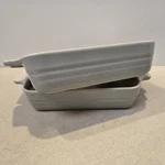 Le Creuset Stoneware Rectangular Baking Dishes 18CM Of 2 Pistachio. Fixed Price $69.99.