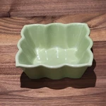 Chantal Talavera 93-TV13-5 2 Cup Lime Green Square Scalloped Baking Dish. Fixed Price $17.95.