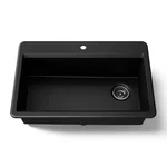 Brand New Box Kohler Lassen 33IN Drop-in Single Bowl Composite Kitchen Sink. Fixed Price $159.00.