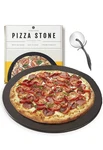 Heritage 15" Ceramic Pizza Non-stick Stain Free Stone Set W/ Bonus Cutter. Fixed Price $17.99.