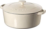 Cuisinart Quart Cast Iron Casserole CI670-30CW Cream Scratch & Dent. Fixed Price $46.38.